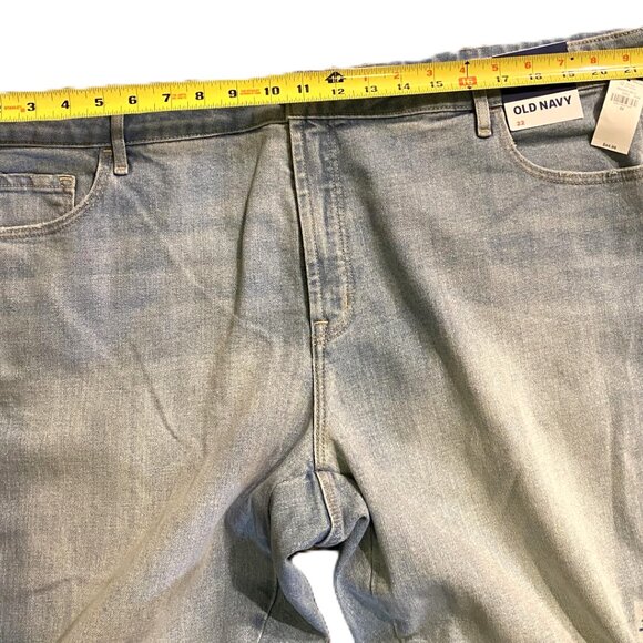 Old Navy Jeans Womens 22 Blue High Rise VTG CROPPED FLARE NWT Retail $44.99 - Picture 12 of 12